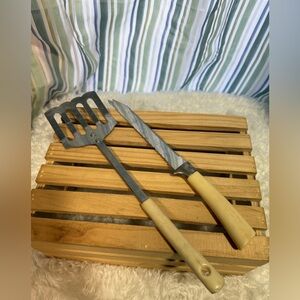 Lot Regent Sheffield Miracle Worker Knife Royal Brand Slotted Curved Turner